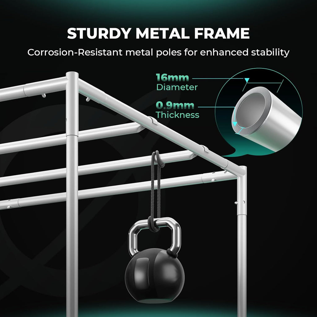 MARS HYDRO 2.3x2.3 Advanced Grow Tent, 27"x27"x63" High Reflective Mylar 1680D for Hydroponics Indoor Plant Growing