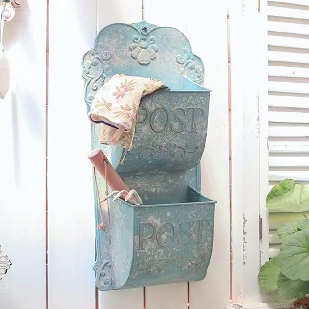 Metal Hanging Planter Wall Mounted Planters Metal Wall Planter Wall Vase Indoor Outdoor Wall Planter for Farmhouse