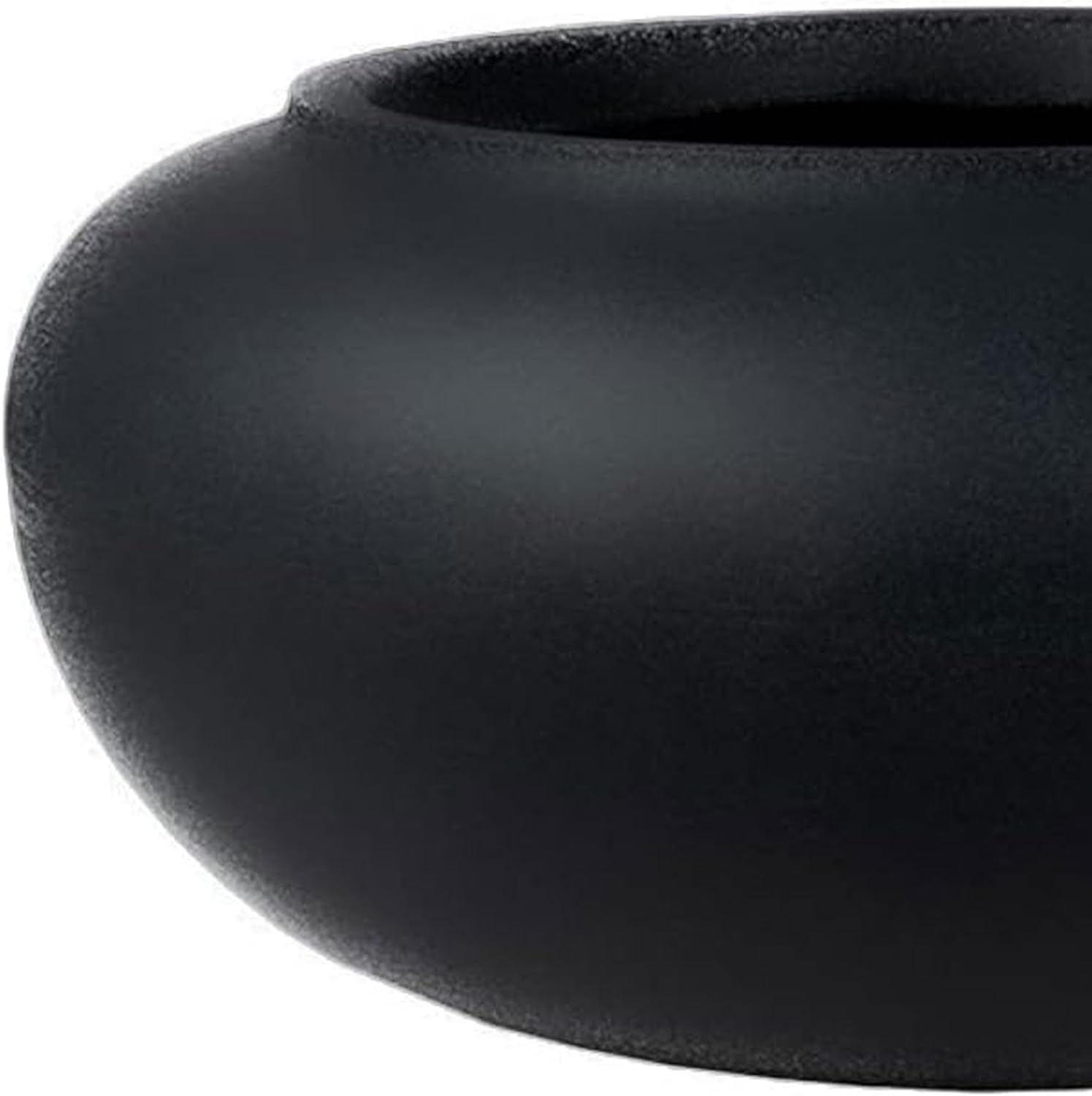 The HC Companies 21 Inch Garden Hose Pot - Durable Lightweight Plastic Decorative Hose Pot for Yard, 100-Foot Capacity