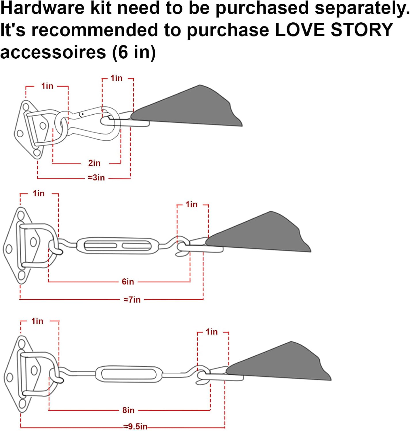 LOVE STORY 12' x 16' Rectangle Sun Shade Sail for Outdoor Patio, Sand | HDPE Fabric, 95% UV Block, Breathable Sunshade