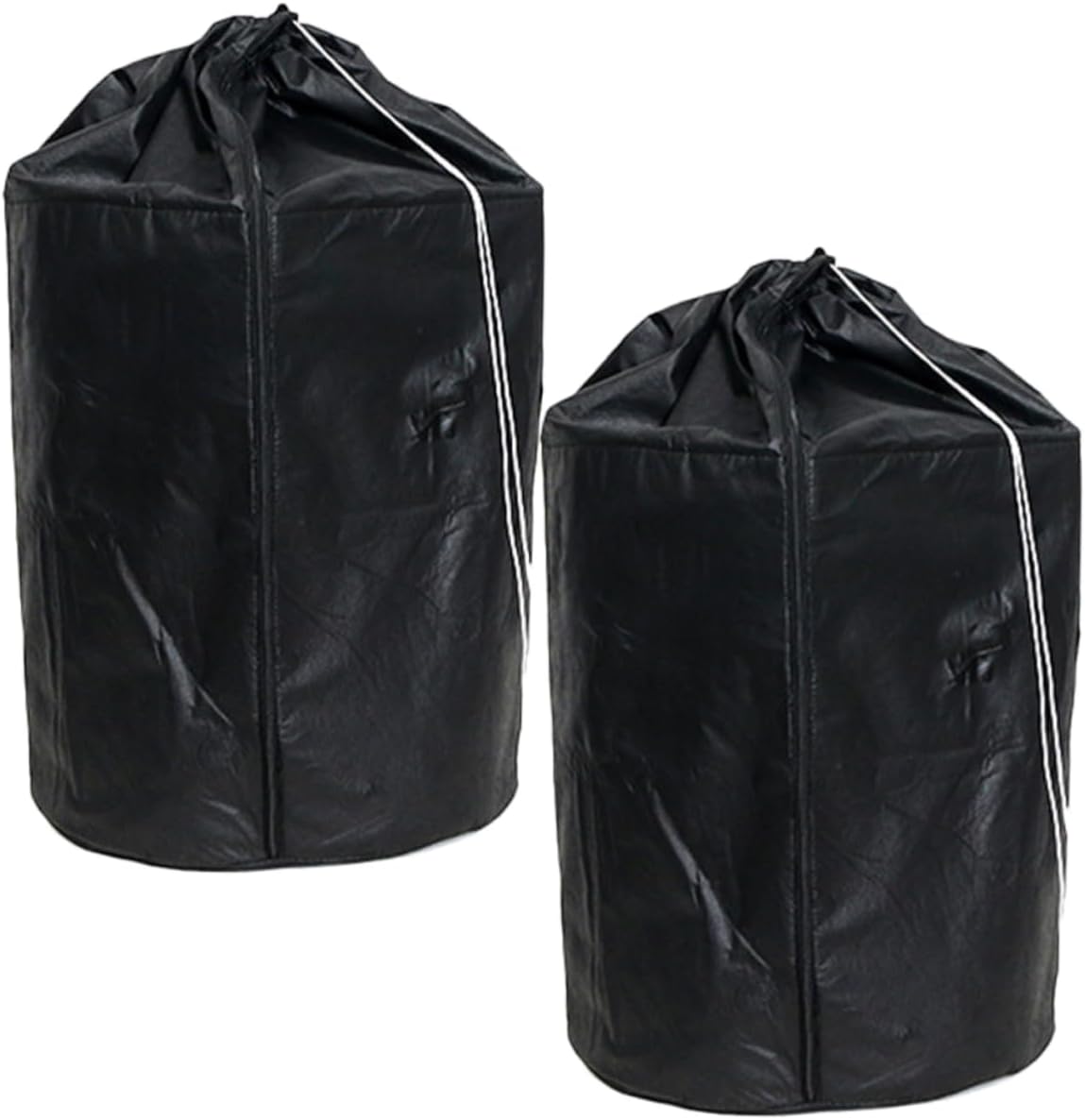 POPETPOP 6pcs Oxford Cloth Plant Protector Cover Drawstring Frost Bag for Vegetables and Garden Pots Breathable and