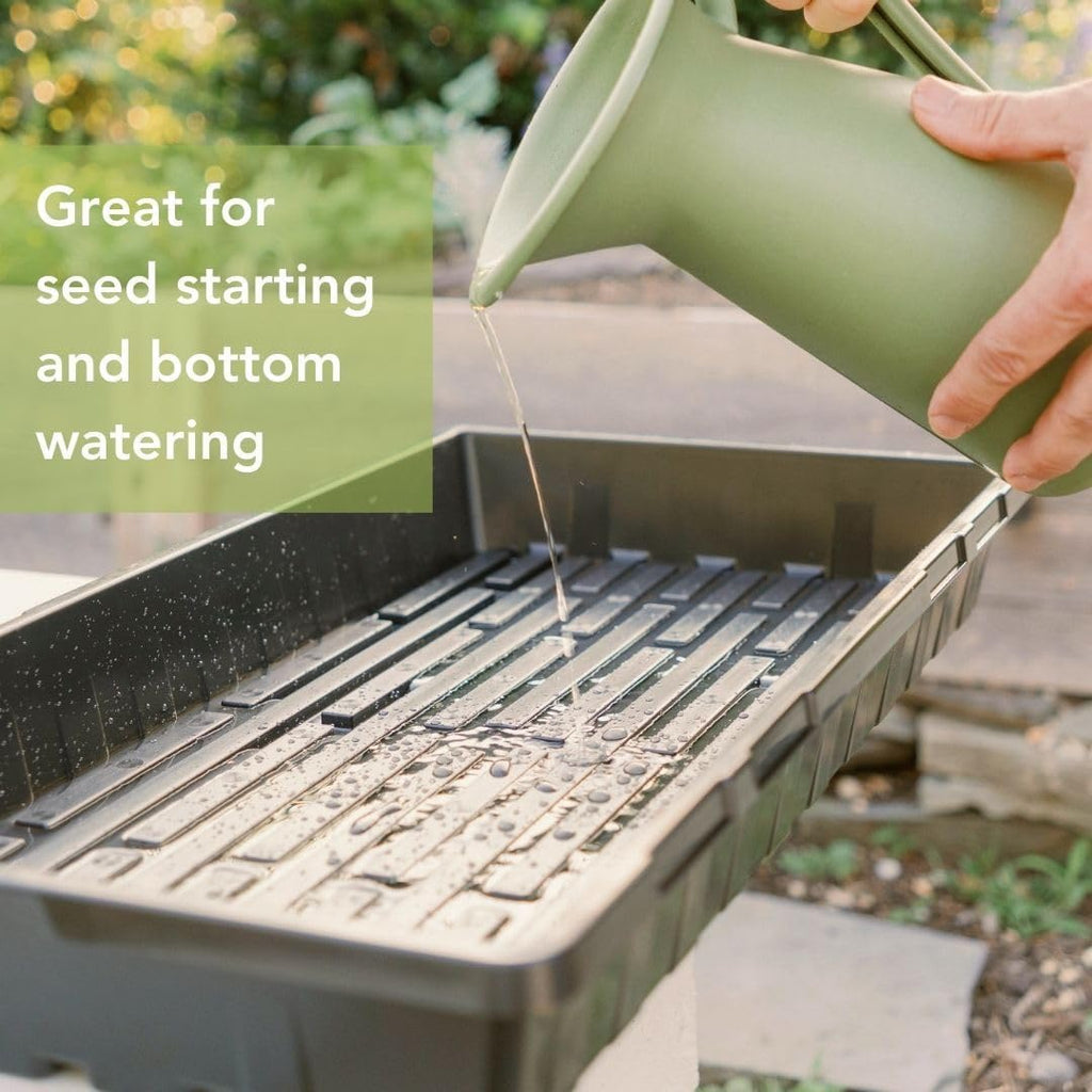Bootstrap Farmer 5 Pack Seed Starter Trays, 1020 Flat No Holes, Extra Strength 2.0mm Thick Polypropylene for