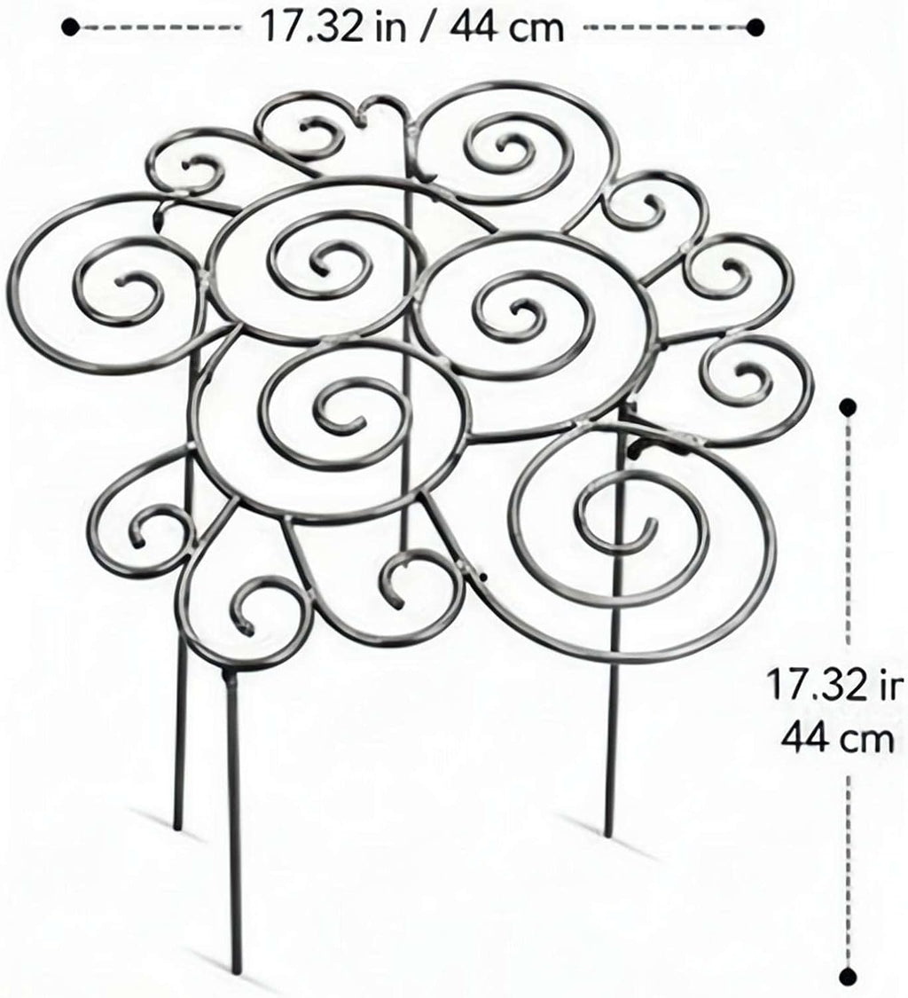 Metal Plant Support Ring, Garden Plants Support Stakes for Flowers Vegetables, Iron Plant Cage, Peony Cage Stand