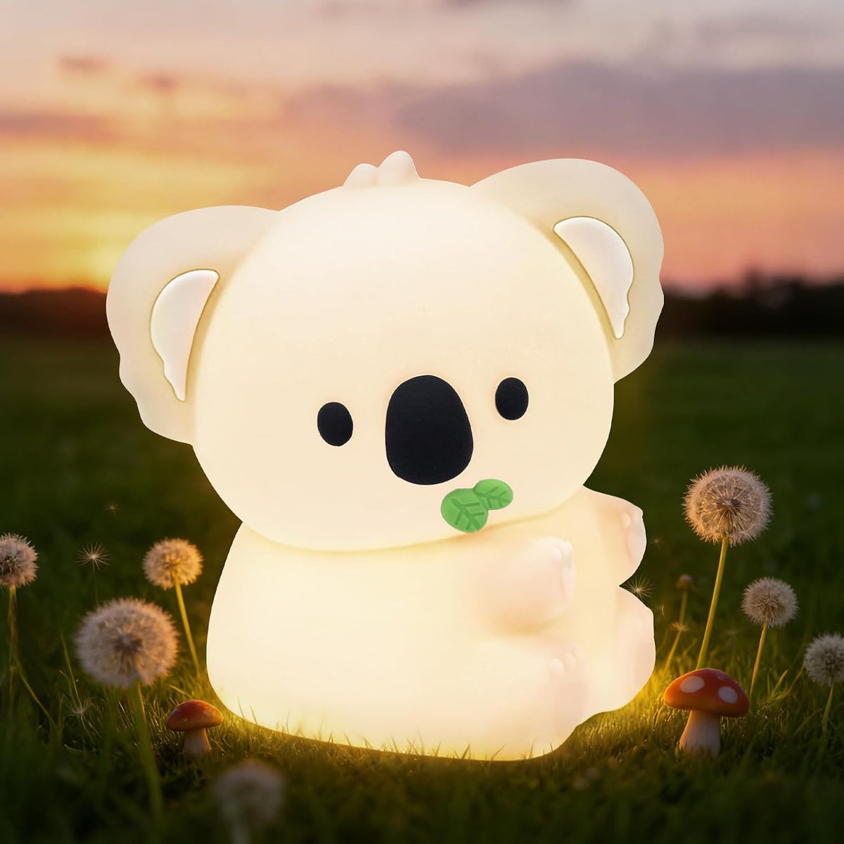 Cute Huggy Koala Night Light RGB Rechargeable for Nursery Bedroom