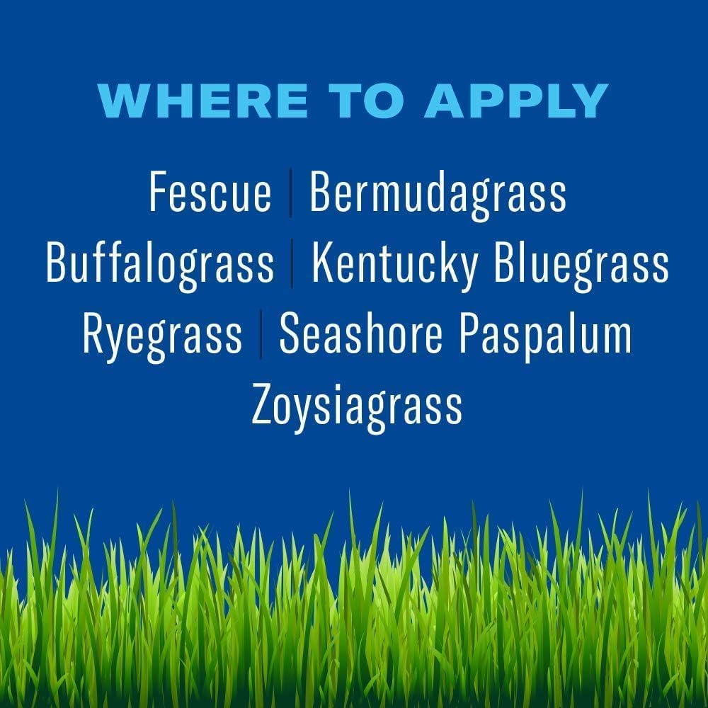 BioAdvanced 5 In 1 Weed and Feed Granules - Kills Lawn Weeds & Crabgrass - Feeds, Greens & Strengthens Lawn - Treats Up
