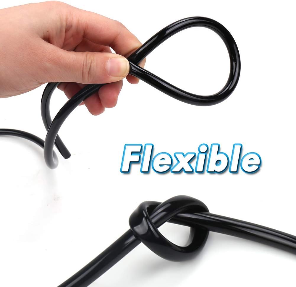3/8" Irrigation Tubing 50ft, Heavy Duty Blank Distribution Tubing, 0.32”ID x 0.43" OD Watering Drip Automatic