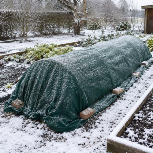 12.4x9.8 Ft Plant Covers Freeze Protection, Warm Winter Frost Cloth Blanket