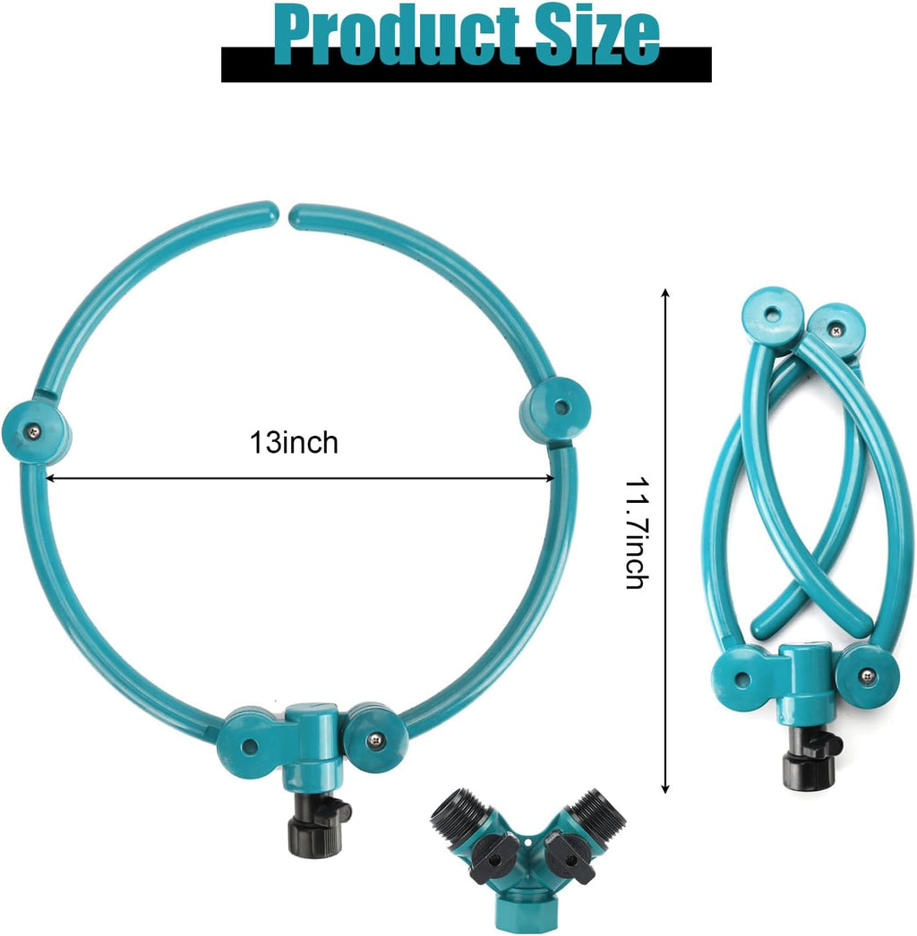 360° Tree Water System Tree Watering Ring Garden Irrigation System 2PCS | Flower Sprinkler Watering Circle for New Tree