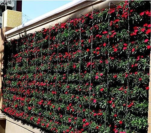 Wall Plant Bag,4Pcs Vertical Hanging Outdoor Wall Planter 4 Pocket Plant Grow Bag Wall Mounted Reusable Degradable Felt