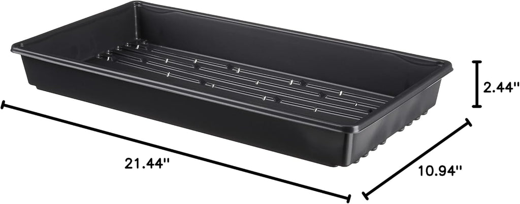 1020 Plant Trays with Holes, 10 Pack