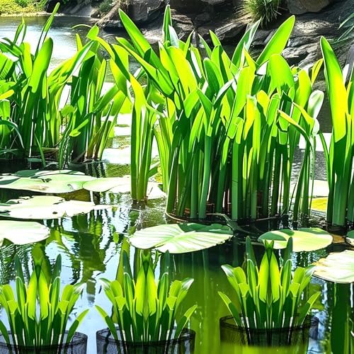 4 Pcs Aquatic Pond Planting Bags, Reusable Mesh Water Garden Pond Plant Pot