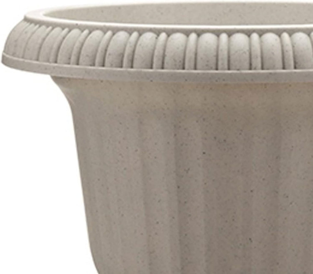 Southern Patio 2 Pack Utopian Urn Planter, Large 14 Inch Outdoor Pot, Lightweight Garden, Entryway, or Walkway