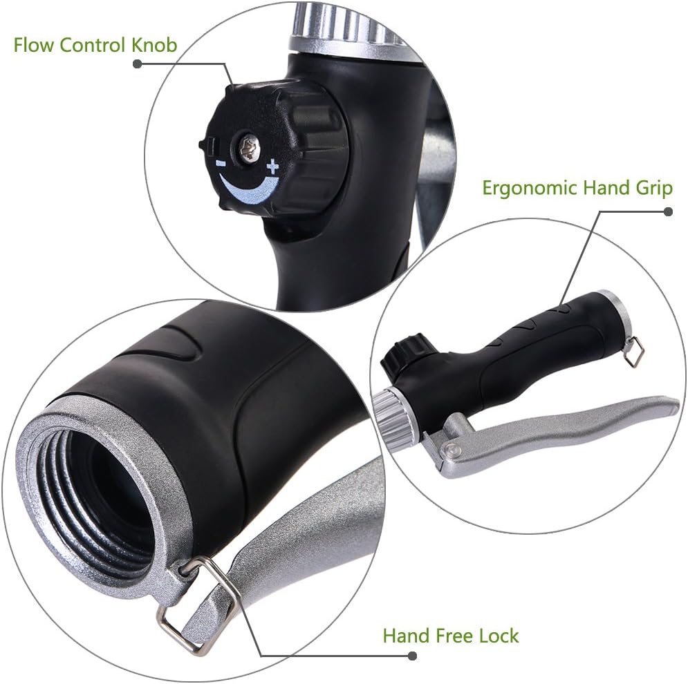 Watering Wand, 24 Inch Sprayer Wand with Superior Stainless Head, Perfect for Hanging Baskets, Plants, Flowers, Shrubs