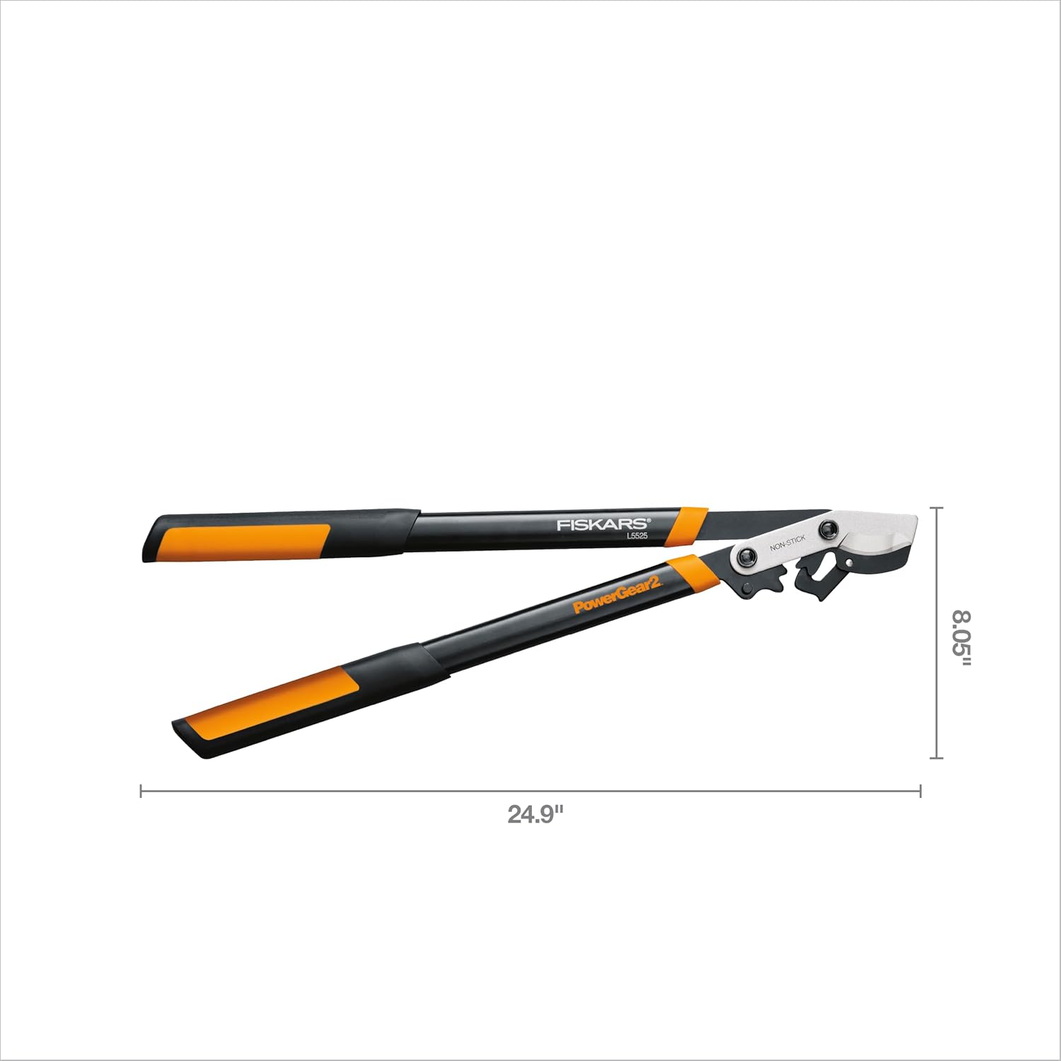 Fiskars 25” PowerGear2 Garden Bypass Loppers, 1.75" Capacity Tree Trimmer | Branch Cutter Tool, Multiplies Cutting