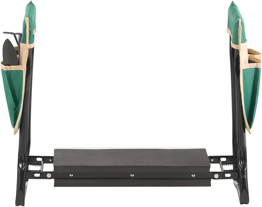 VEVOR Garden Kneeler and Seat, 330 lbs Load Capacity, 8" EVA Wide Pad, Foldable Garden Stool, Kneeling Bench for