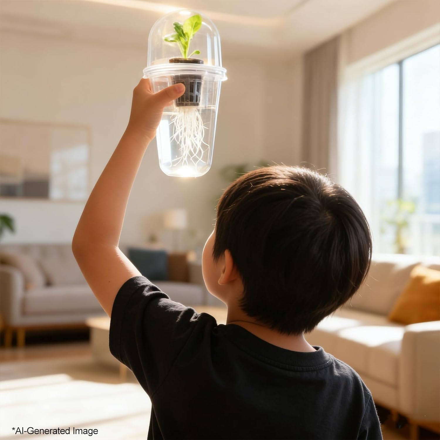 12 Pack 5in1 Seed Starter Cup Kit With Dome,Propagation Cups Self Watering | Tabletop Mini Greenhouse Hydroponics