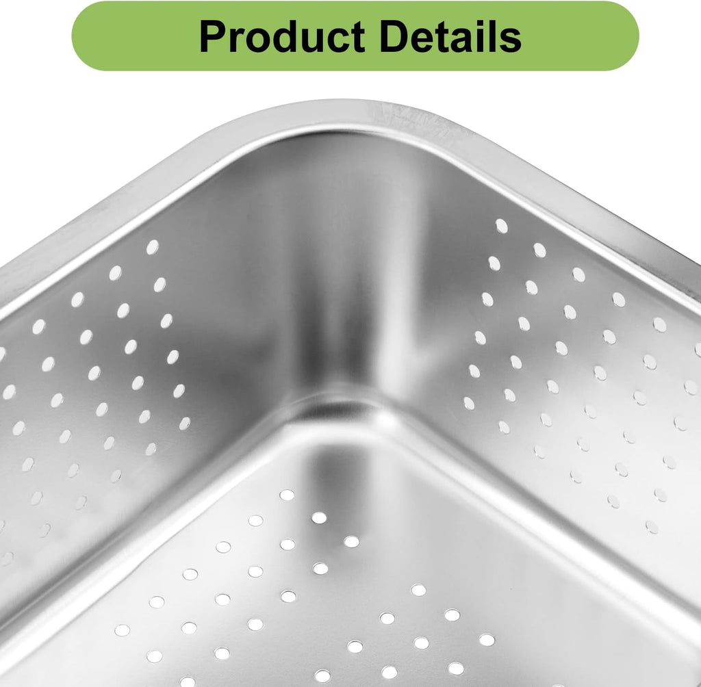 2 Set (4 Pack) Stainless Steel Sprouting Tray, 13 x 9 inches Stainless Steel Germination Trays for Indoor Microgreens