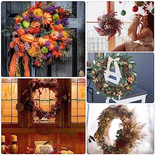 Grapevine Wreath 18 Inch, Natural Rustic Twig Wreath Base, 2 Pack