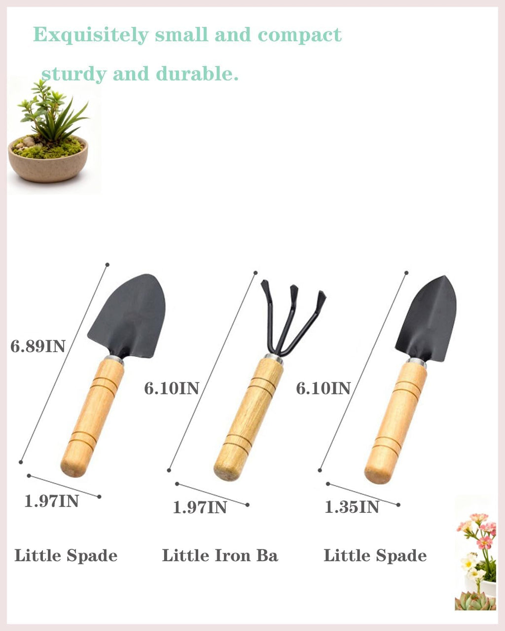 3 Pcs 1/2 Gallon Pump Sprayer Plastic, Handheld Pressure Sprayer, Garden Pump Sprayer Bottle with Adjustable Nozzle for