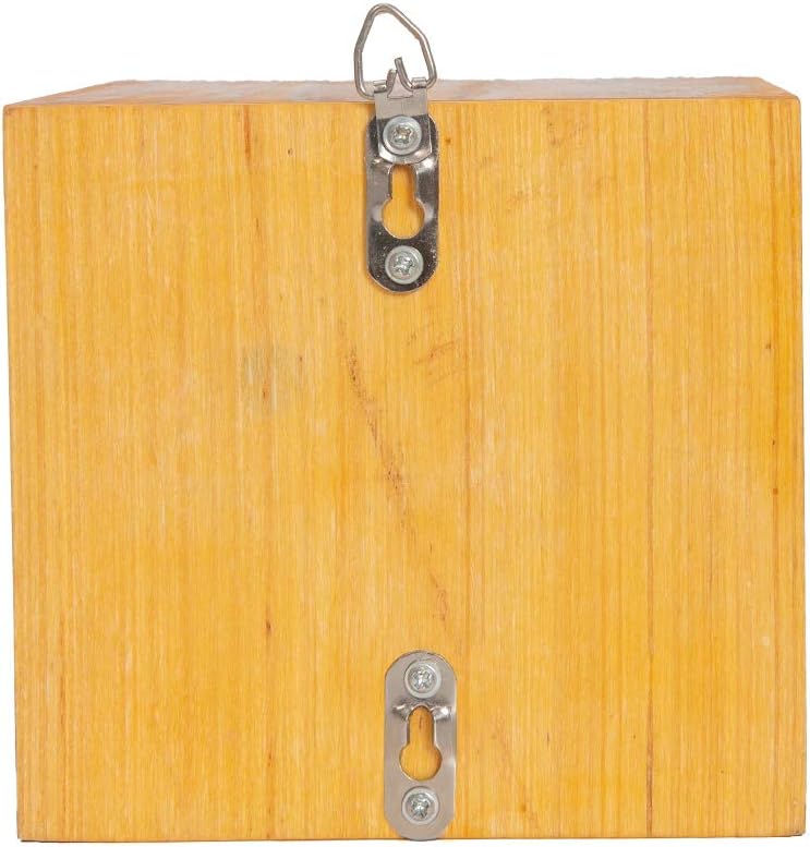 Mason Bee House - Wax Coated Bee Hotel for the Garden, Natural Handmade Wooden bee Home, Mason Bee Home for Outdoors
