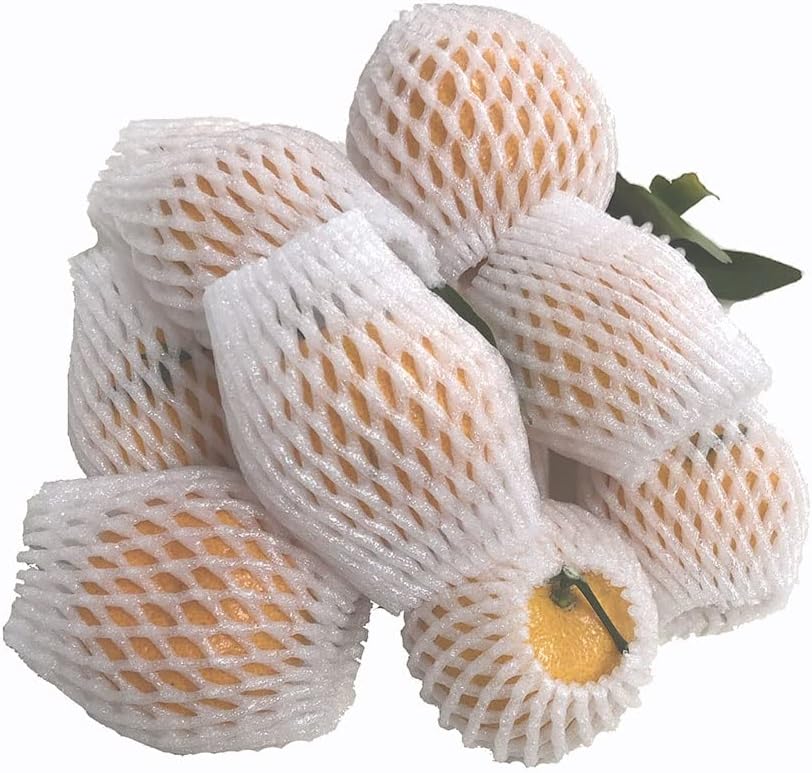 50pcs Foam Net Sleeve Pocket, for Shockproof Protection Transport Packing Wine Glass Bottle Fragile Items Vegetable