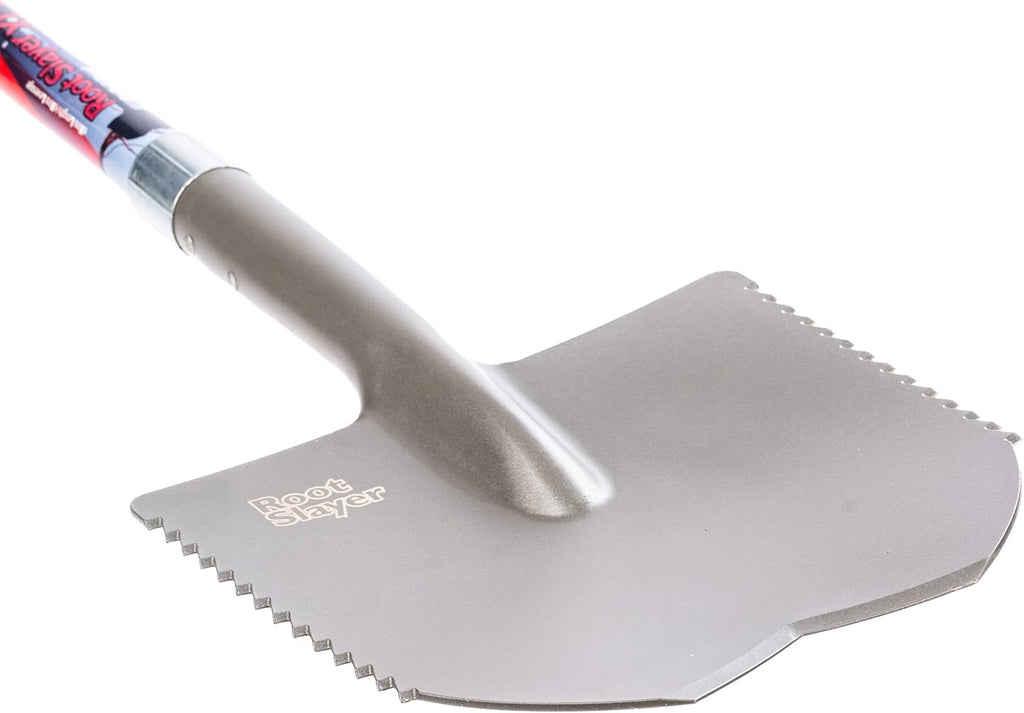 Root Slayer 23011 XL Caprock Garden Spade/Digger, Red