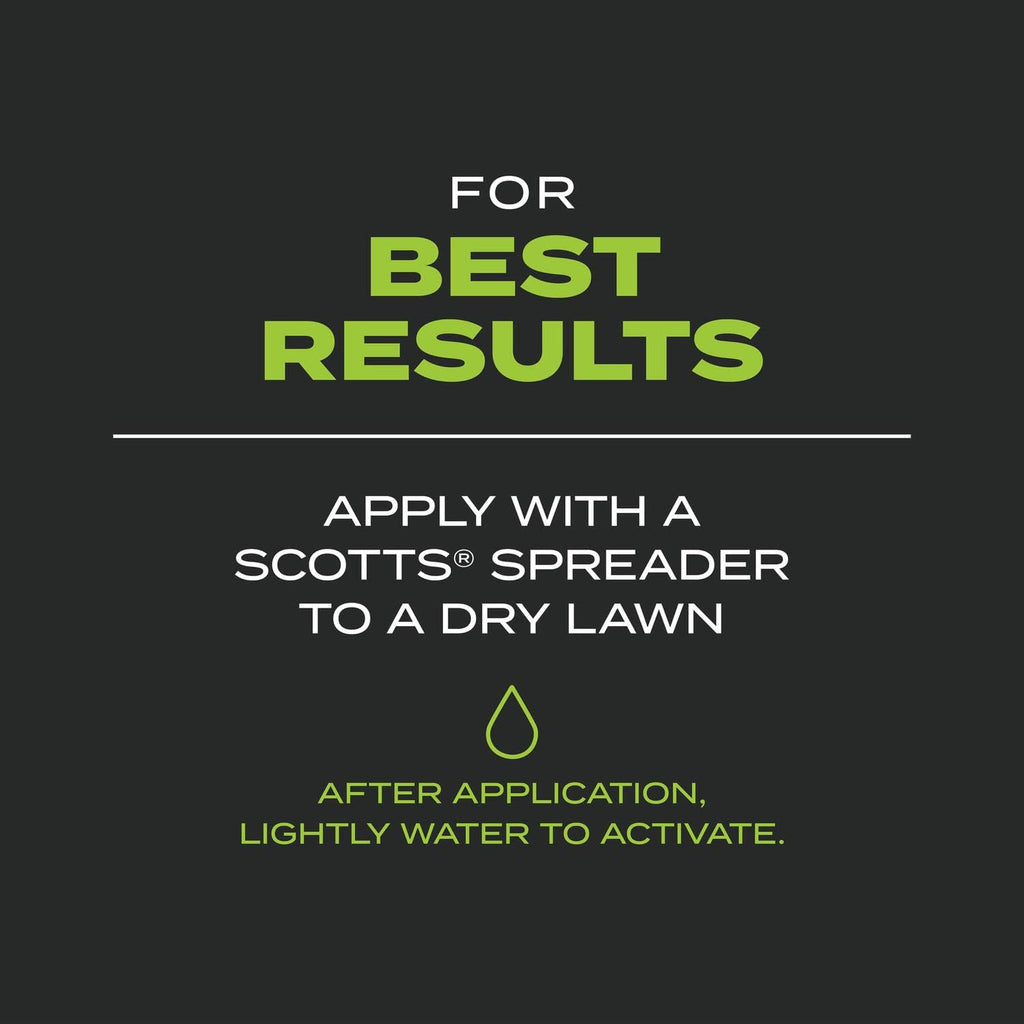 Scotts Turf Builder Triple Action Built for Seeding, 4.3 lbs. | Weed Preventer and Fertilizer for New Lawns, Covers