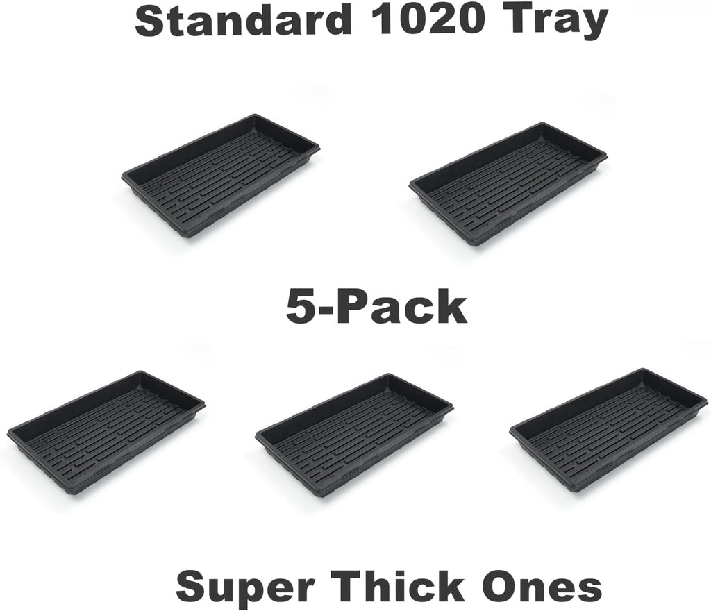 RooTrimmer Plant Growing Nursery, Standard 1020 Trays Plastic Sturdy Farmer Self Seedling Tray for Microgreens Indoor