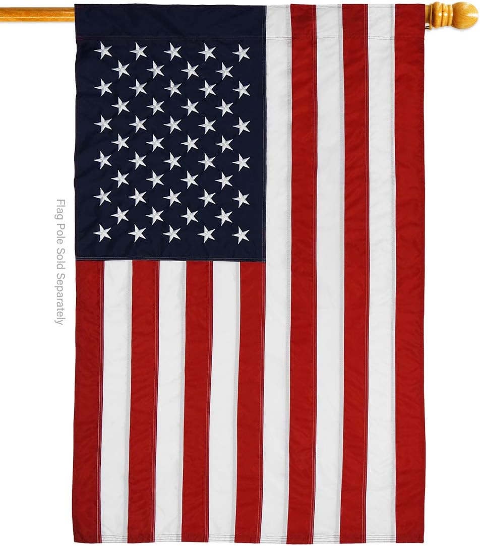US Navy House Flag - Pack Armed Forces USN Seabee United State American Military Veteran Retire Official USA Embroidery