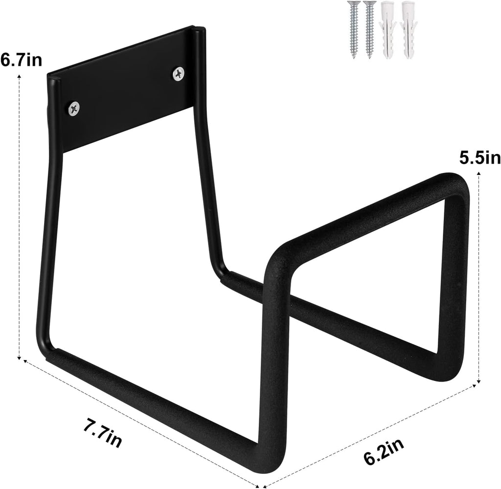 Hose Hanger, Heavy Duty Metal Hose Holder Wall Mount, Hook for Garden Hose/Expandable Hose/Hose Reel/Water Hose/Pocket