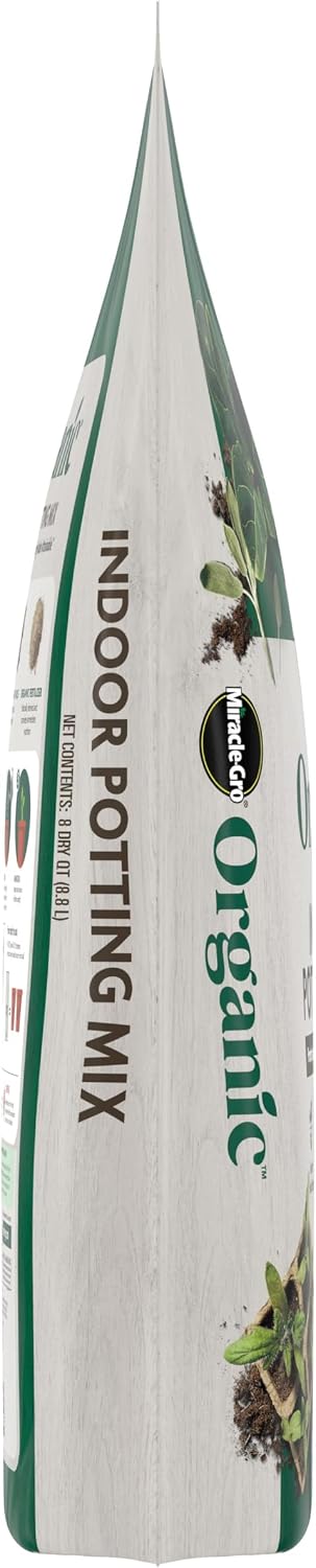 Gro Organic Indoor Potting Mix - Protects Against Over and Under Watering, Planting Soil for Indoor Container Plants