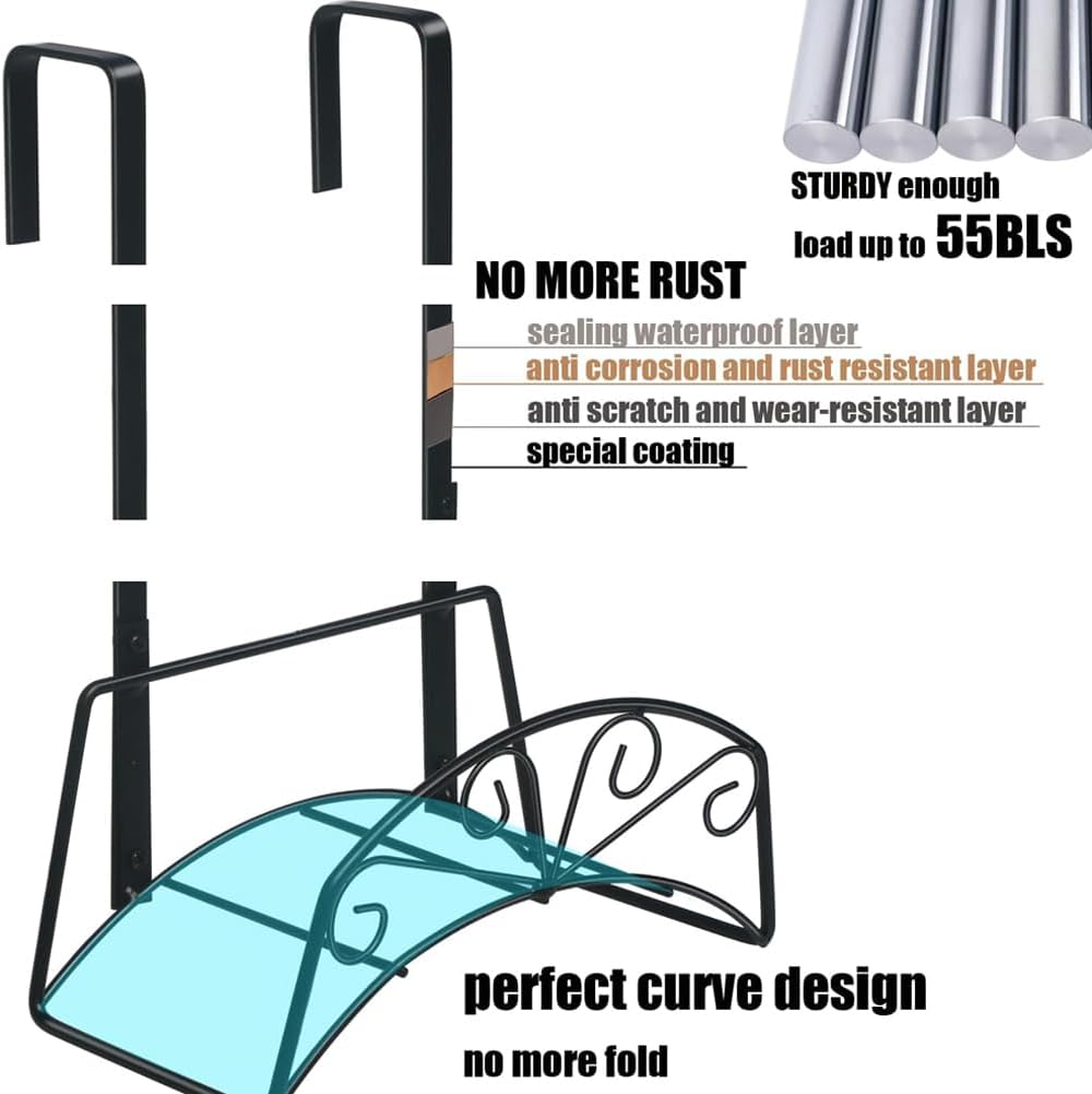 Garden Hose Holder, Water Hose Holder,Sturdy Hose Reel Holds, Metal Water Hose Stand for Outside -Wall Mount Or Hanger