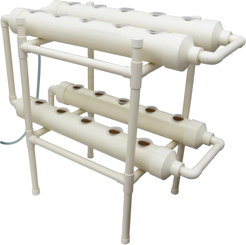 Hydroponic Growing System 20 Plant Site Hydroponics Gardening Grow 2 Layers 2 Rows 4 Tubes Planting System with Water