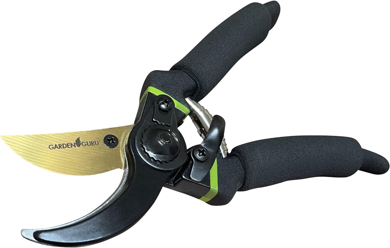 GARDEN GURU Hedge Shears Bypass Loppers Pruning Shears 3 Pc Set - Heavy Duty Comfort Grip Handles - Sharp Blades for