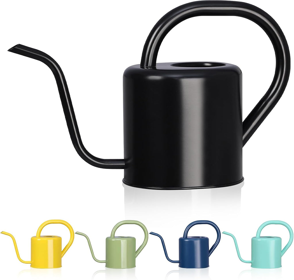 Gold Watering Can for Indoor Plants, 450ml/15oz Metal