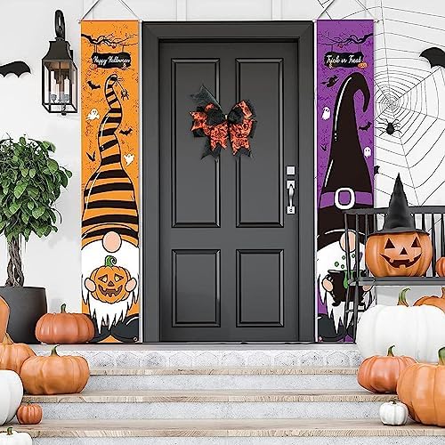 SIMISI RIBBON Halloween Bows for Wreaths Already Made Burlap Bow for Tree Topper, Halloween Decorations (9.5 x 13 inch)