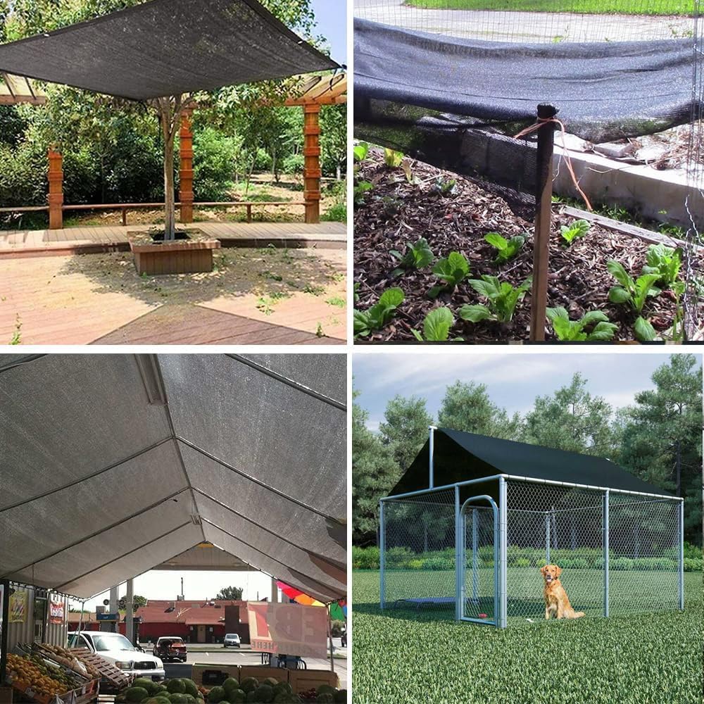 40% Shade Cloth for Plants, 8X25Ft Greenhouse Shade Cloth, Plant Shade Cover from Sun, Outdoor Mesh Tarp for Garden