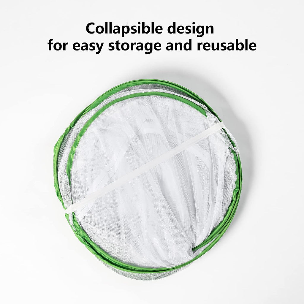 59" Outdoor Mesh Plant Enclosure, Mesh Plant Cover for Pests, Bird and Pest Protection Guard for Fruit, Vegetables