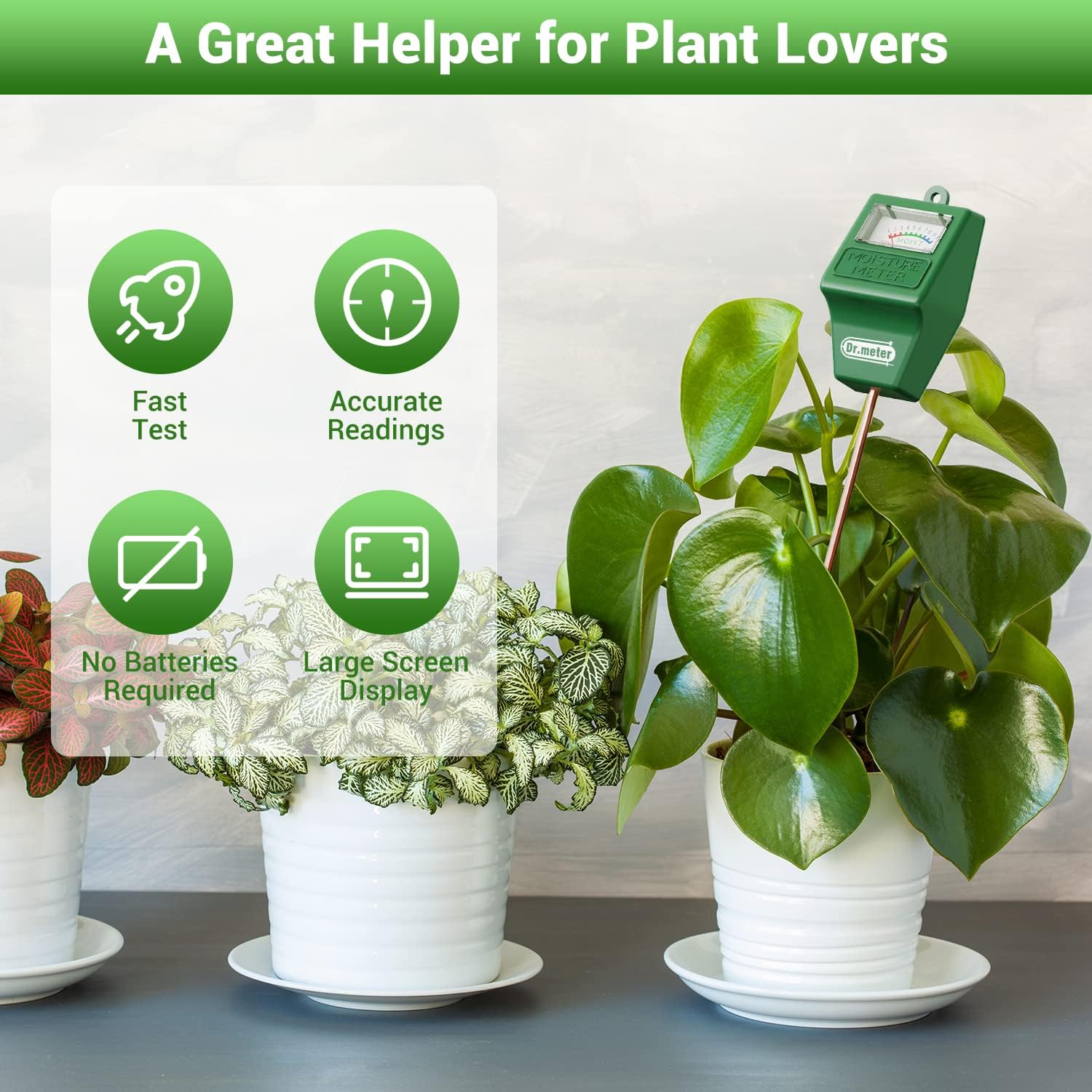 2Pack S10 + 4-in-1 LCD Display Soil Moisture Meter