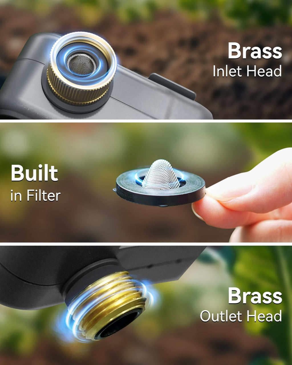 RAINPOINT Sprinkler Timer for Garden Hose - Hose Timer with Cycle & Soak/Rain Delay/Automatic Watering/Manual Watering