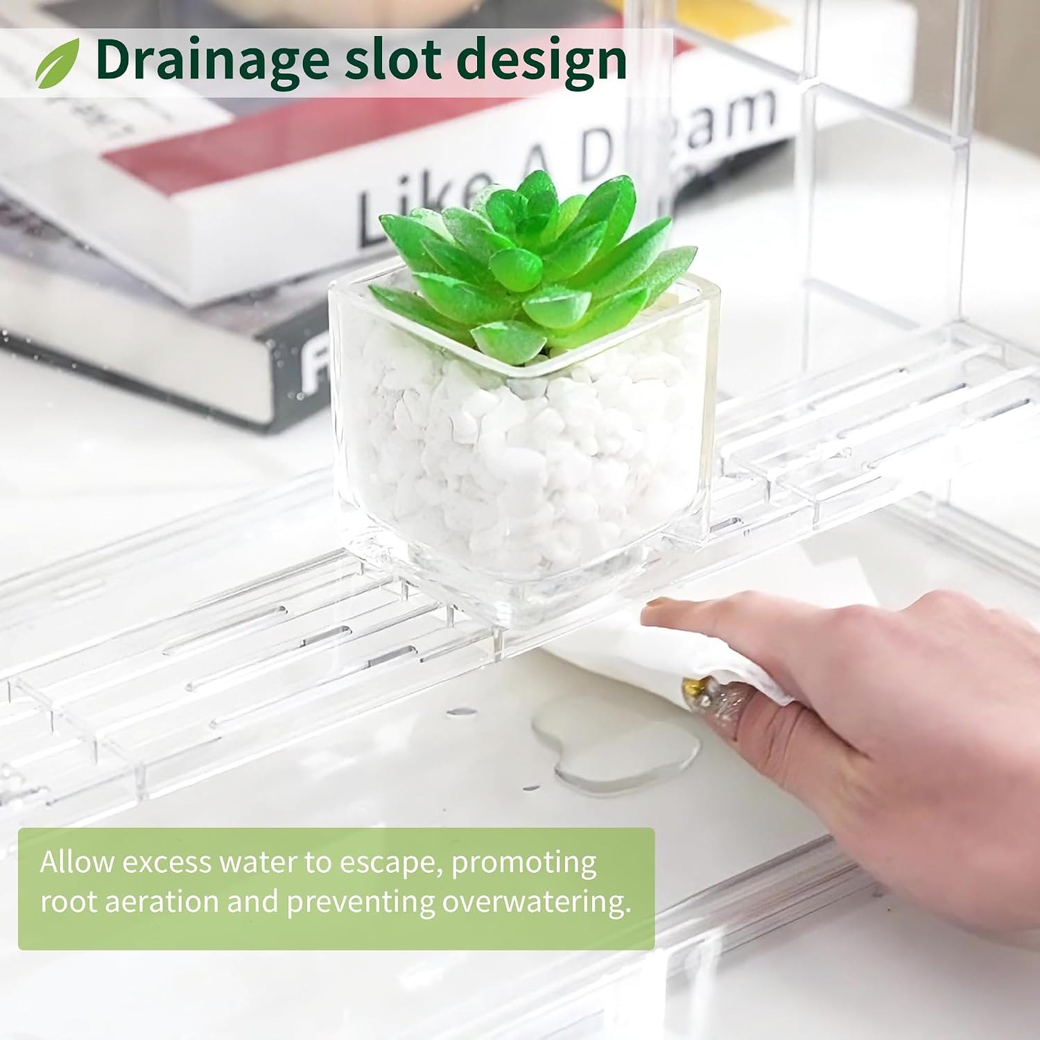 Mini Greenhouse Indoor with Magnetic Door, M-4tier-1pcs | Retains Warmth & Moisture, Durable Construction, Magnetic