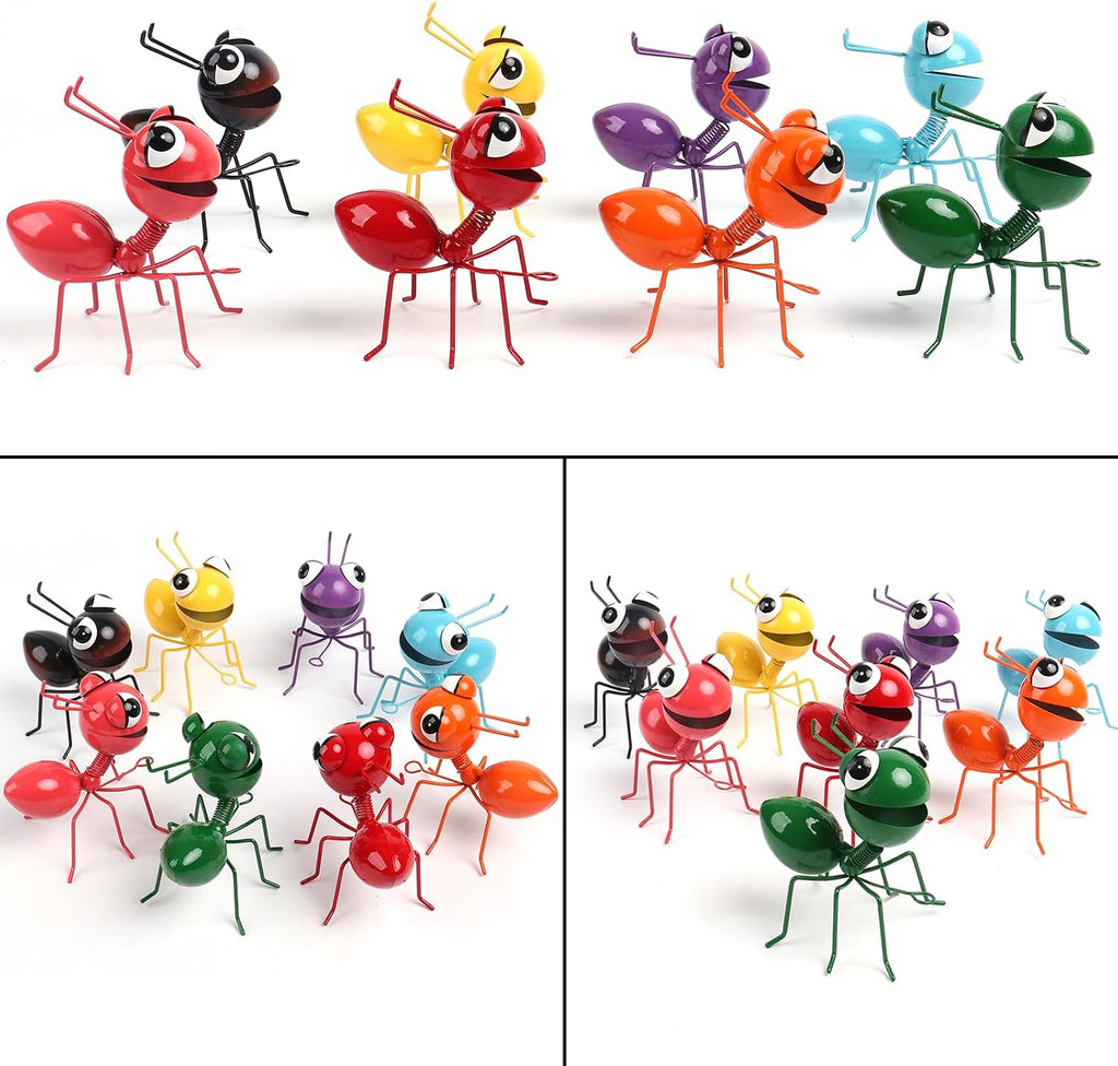 Cruis Cuka Metal Yard Art Garden Decor for Outside Cute Ants Yard Decorations Outdoor Lawn Ornaments Backyard Gifts for