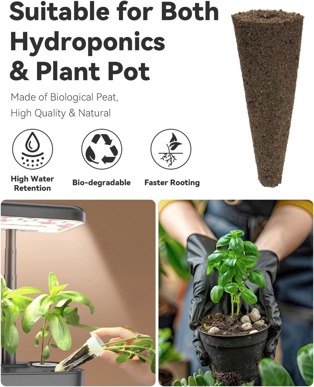 LYKOCLEAN Herb Seed Pod Kit Compatible with AeroGarden Hydroponics Growing System, Complete Indoor Gardening Supply