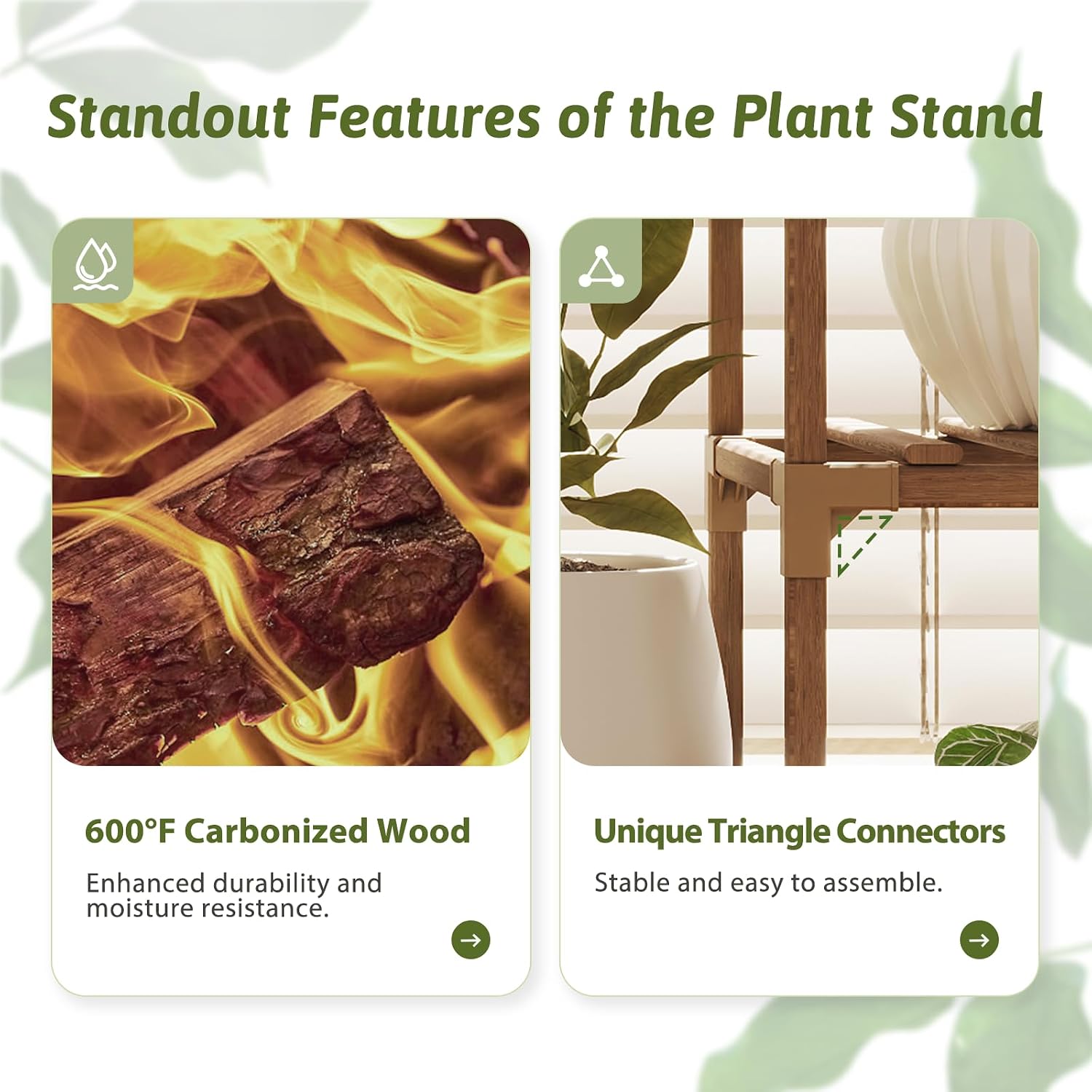 GENTINGBRO Plant Stand Indoor with Grow Lights for Indoor Plants 62.2'' Tall Plant Shelf 12 Tiers Sturdy Plant Rack for