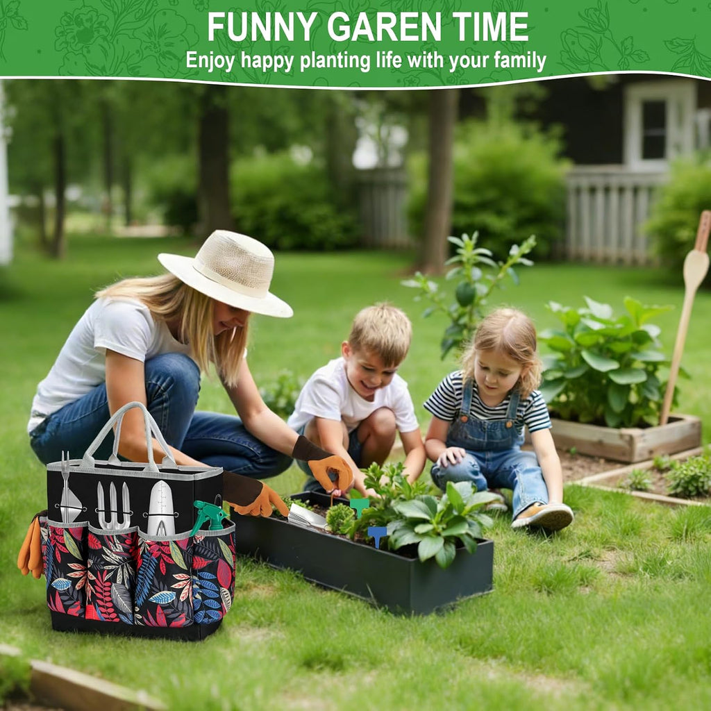 22Pcs Gardenings Tool, Heavy Duty Garden Hand Tools Gifts for Women Men | Stainless Steel Rust-Proof, Garden Tool Set