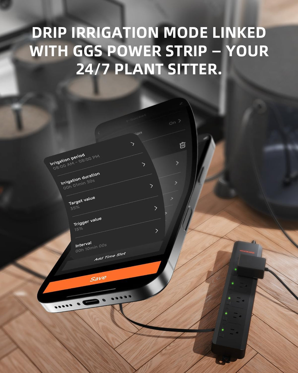 Spider Farmer GGS 3 in 1 Soil Sensor Pro 3Pcs for Indoor Garden Grow Tent | Exclusively for GGS System, EC Moisture