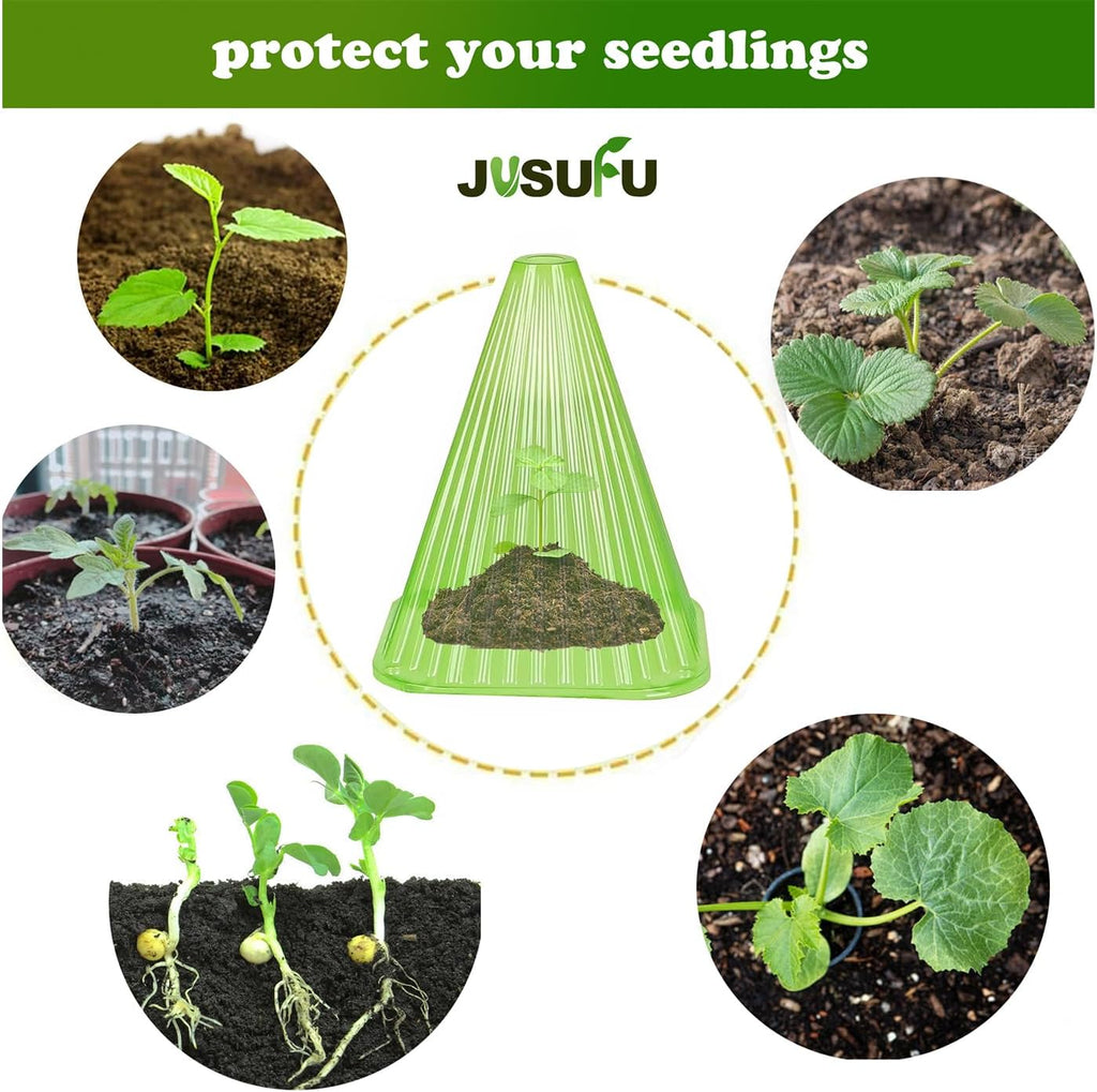 Garden Cloches for Plants,20 Pack Plant Covers | Reusable Plant Bell Cover Protects Plants from Birds, Frost,Snails Etc.