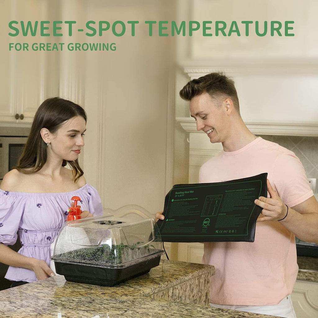 Seedling Heat mat | 3 Pack | Durable Waterproof | Heat Mats for Seed Starting,Seed Germination Heating Mat 10 x 20.75