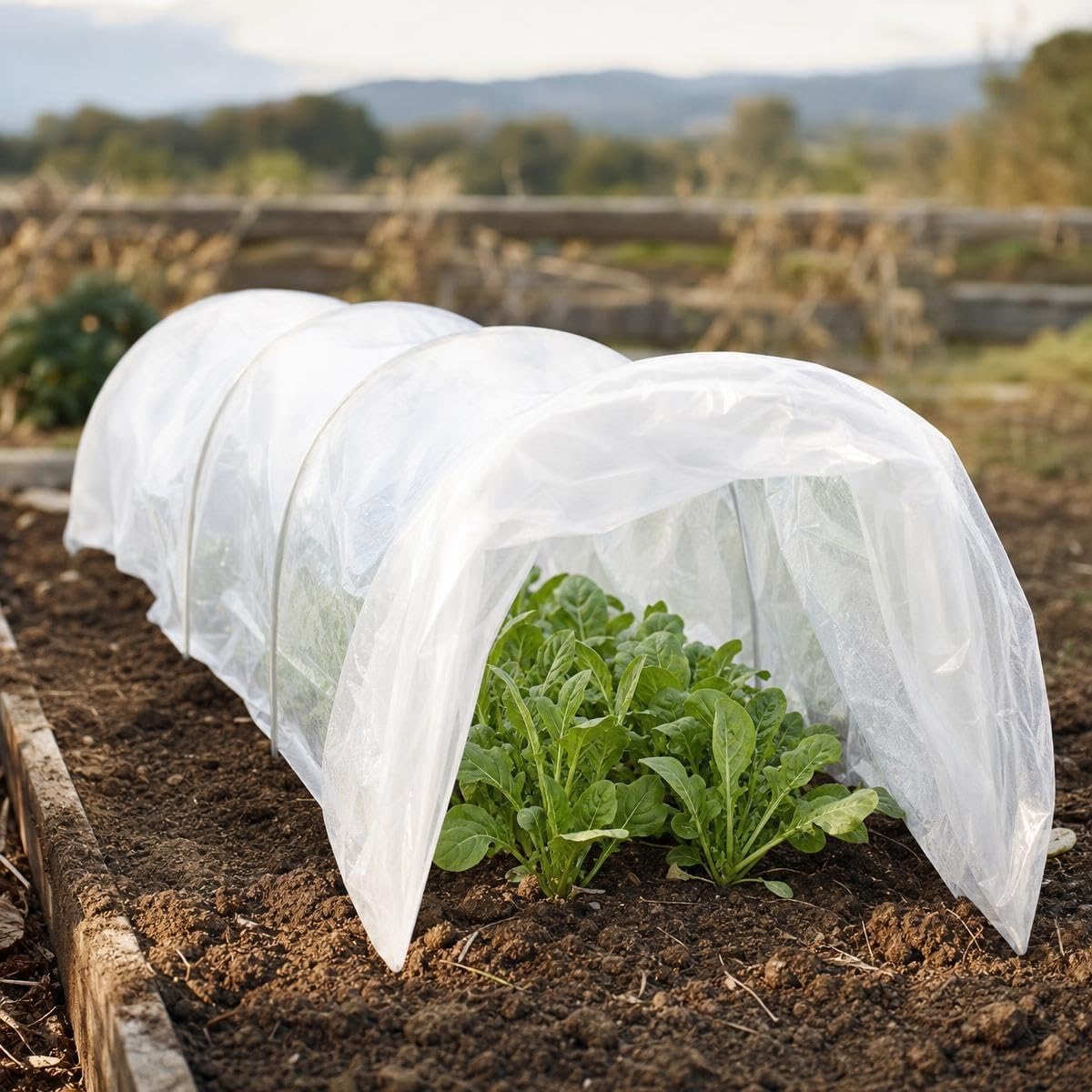Plant Covers Freeze Protection,10x50FT Frost Cloth Row Covers | Floating Row Cover,Frost Blankets for Outdoor