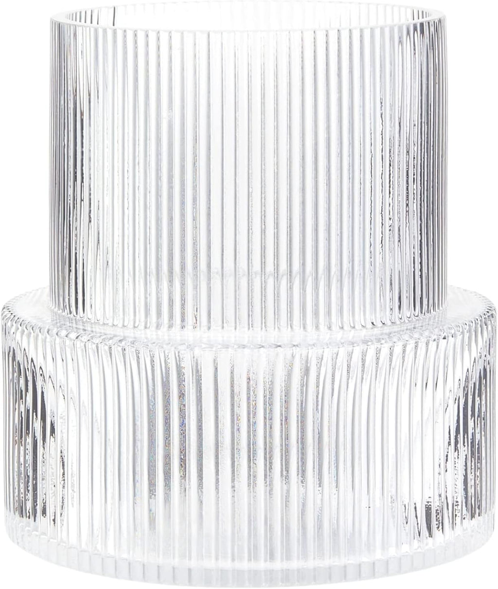 Amaryllis Bulb Vase, Extra Wide Frosted Base, 1-Count, Fits Bulb 3" to 4"